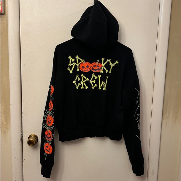 Social Collision Halloween Hooded Sweatshirt Large - Picture 6 of 7